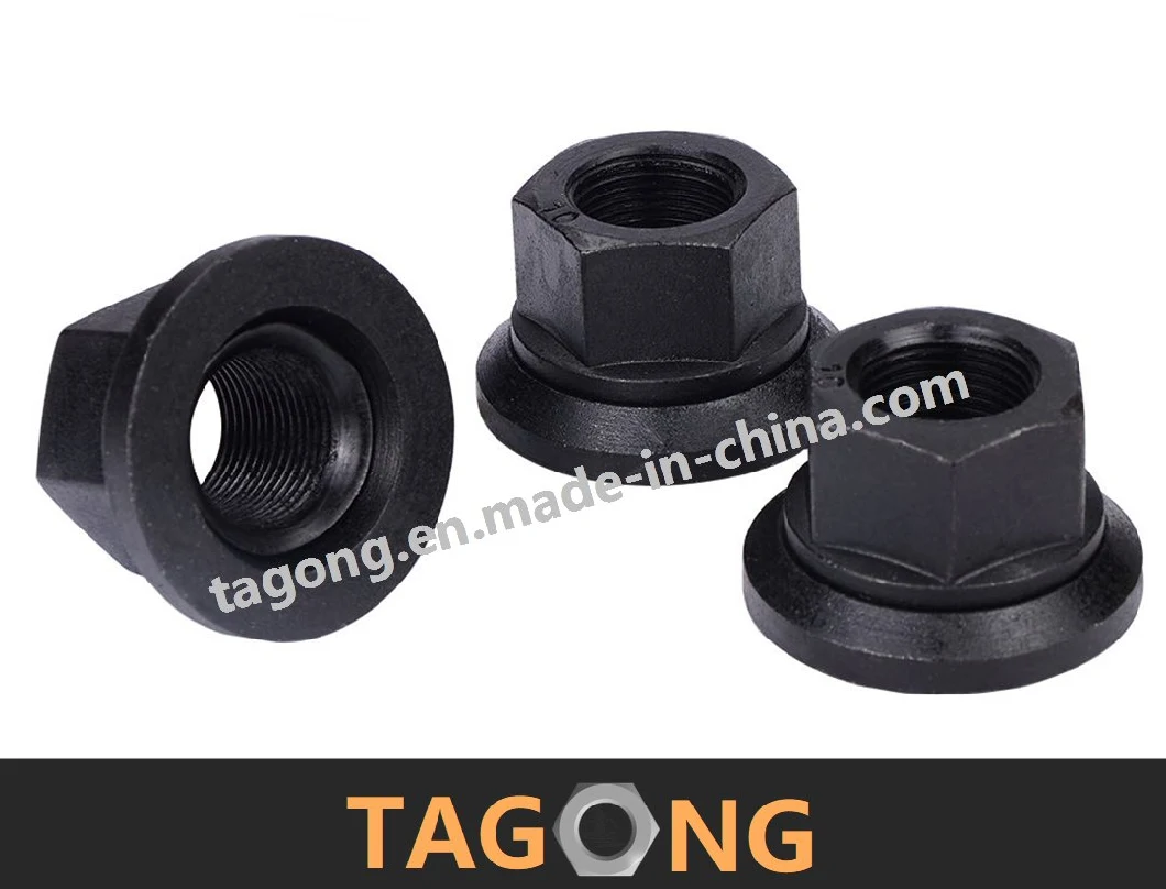 Specialized Manufacturer DIN74361A Truck Hub Nut Class10 Wheel Nuts for Truck Auto Part Oiled with Mobile Washer at Factory Price