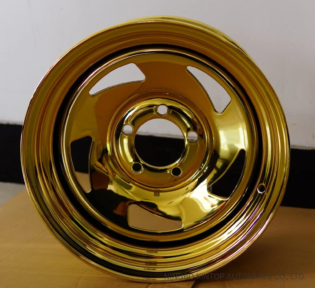 15X7 5/139.7 Golden Wheel Steel Wheel Rim for Trailer/ATV