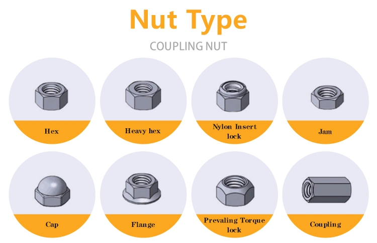 3/4&prime; &prime; Hex Thread: M12X1.5 Wheel Lug Nuts Conical Seat Lug Nuts Bicycle Wheel Nuts