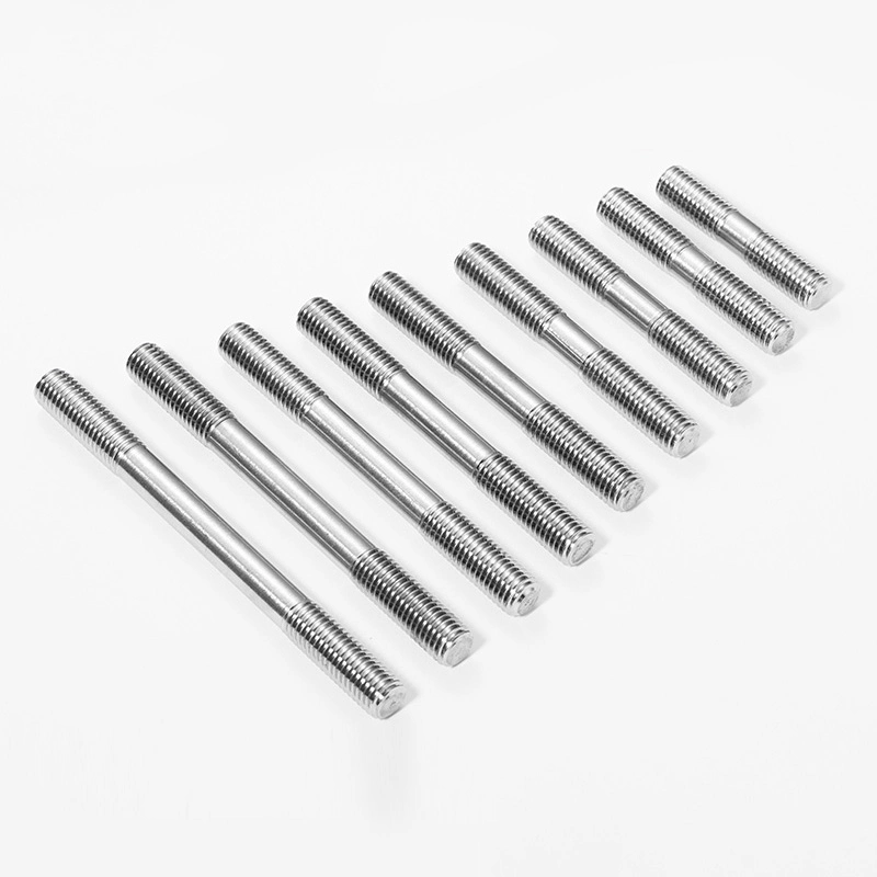 China Supplier High Quality Stainless Steel SS304 SS316 Double End Threaded Stud Bolt DIN938 M6 M8 M10 M12 M16 M18 M20 Full Thread Stud Bolt A2-70 DIN938