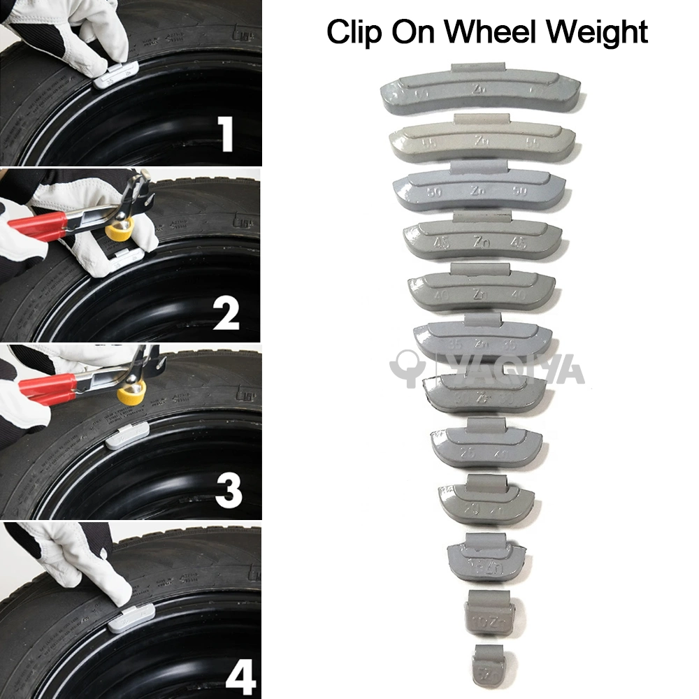 Factory Hot Sale Durable Lead/Pb Clip-on Car Tire Wheel Balance Weight