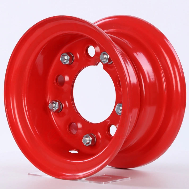 Forlong Wheel Split Rim 4.33r-8 Et0 94/140/5 Steel, Grey for 18X7-8 Tire