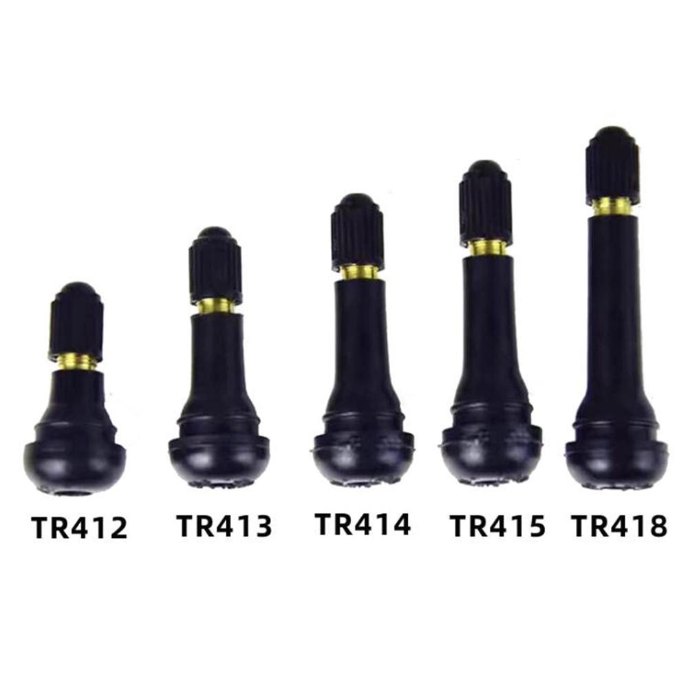 Good Quality Vehicle Accessories EPDM Rubber Brass Stem Snap in Car Tire Valve Tr413 Tr414